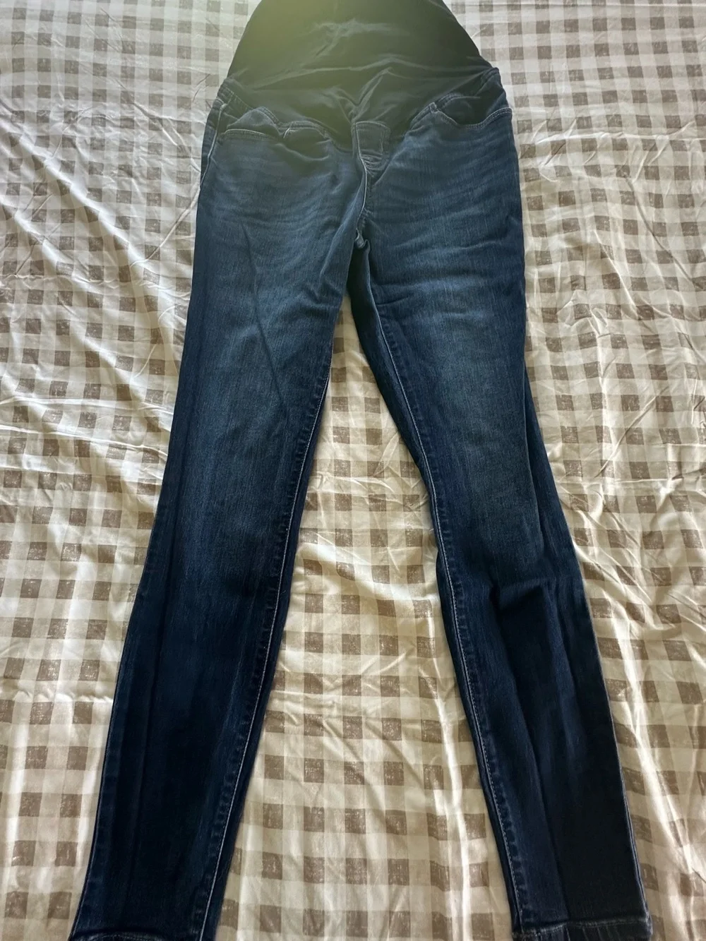 Dark Blue Maternity Skinny Jeans